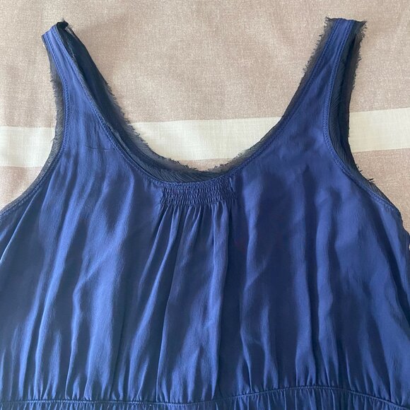 EUC Club Monaco Navy Blue Sleeveless Dress Effortlessly Chic Sz 4 - Picture 4 of 7